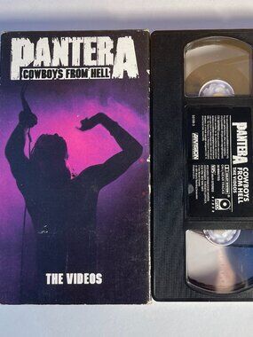 Pantera: Cowboys From Hell VHS (1991) - Original Atco Records - Rare Metal